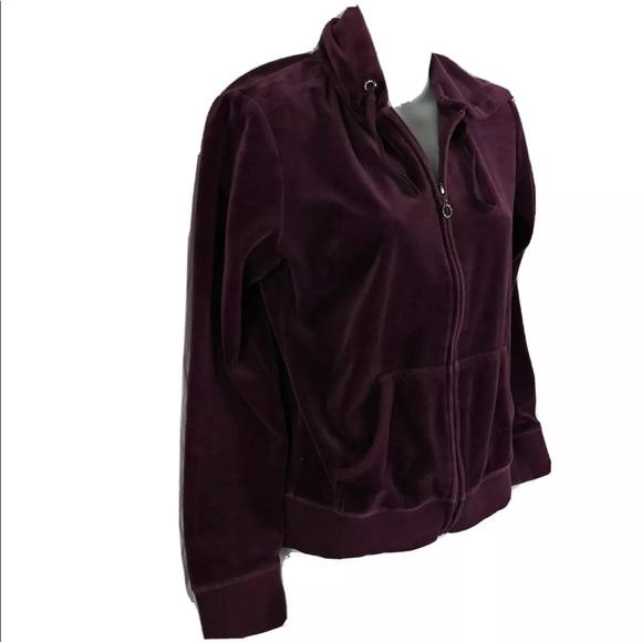 New York & co track jacket velvet S - Picture 4 of 9